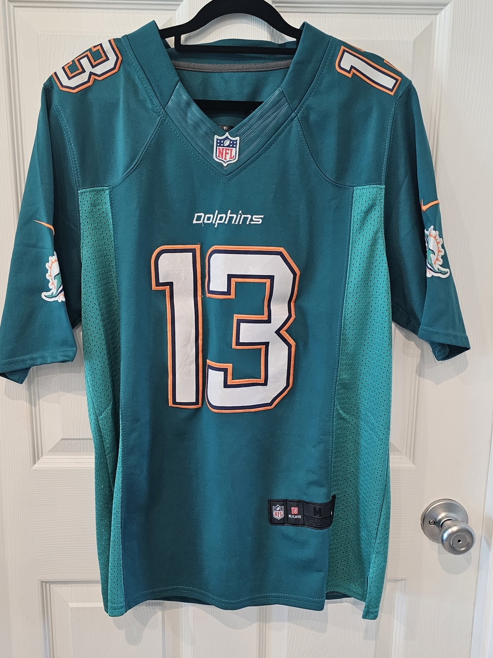 Nike On Field Miami Dolphins Teal #13 Dan Marino Football Jersey Size Medium